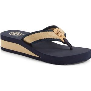 Tory burch Frankie Wedge Flip Flops